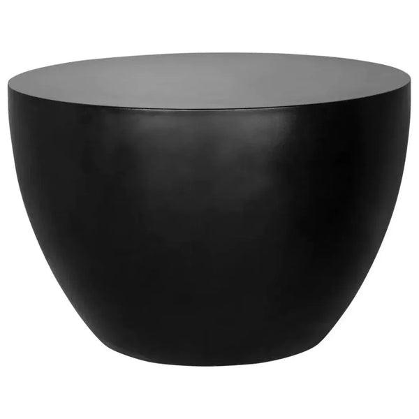 Insitu Concrete Black Side End Table - LOOMLAN - Moe's Home - Side Tables