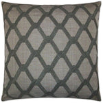 Intertwine Grey Throw Pillow With Insert