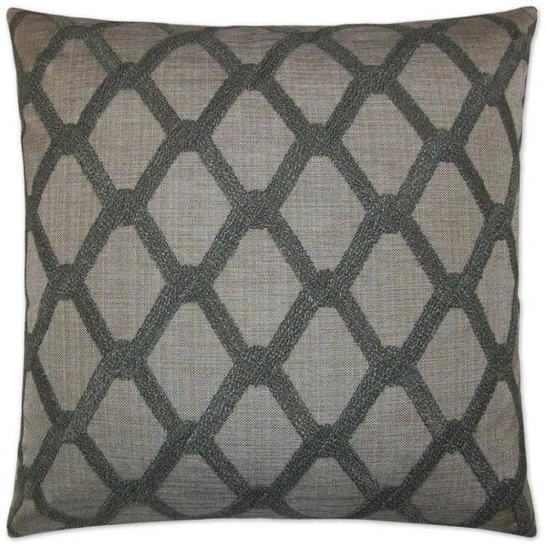Intertwine Grey Throw Pillow With Insert - LOOMLAN - D.V. Kap - Throw Pillows