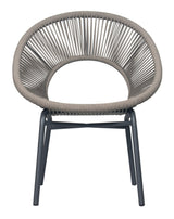 Ionian Dining Chair Set of Two - Dark Grey Outdoor Dining Sets-Outdoor Dining Chairs-Seasonal Living-LOOMLAN