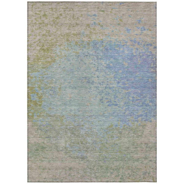 Iriain Sky Washable Indoor-Outdoor Rug