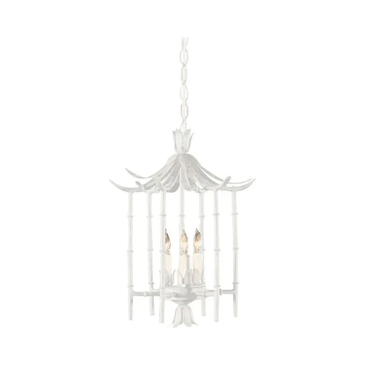 Iron Bamboo Asian - Inspired Lantern - LOOMLAN - Wildwood - Lanterns