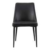 Iron Lula Dining Chair Vegan Leather 2PC-Dining Chairs-Moe's Home-LOOMLAN