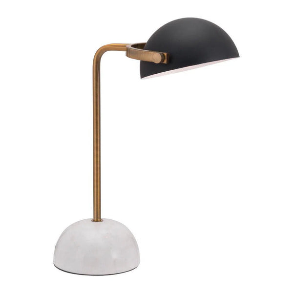 Irving Table Lamp Black & White Table Lamps LOOMLAN By Zuo Modern