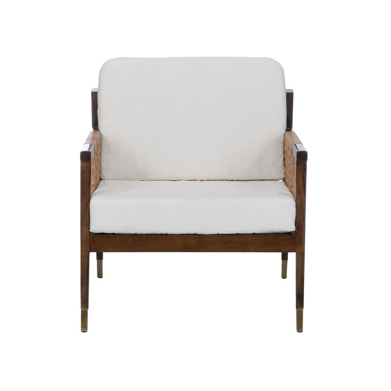 Isle Of Palms Wooden Frame Lounge Chair-Accent Chairs-Wildwood-LOOMLAN