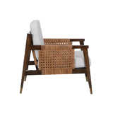 Isle Of Palms Wooden Frame Lounge Chair-Accent Chairs-Wildwood-LOOMLAN