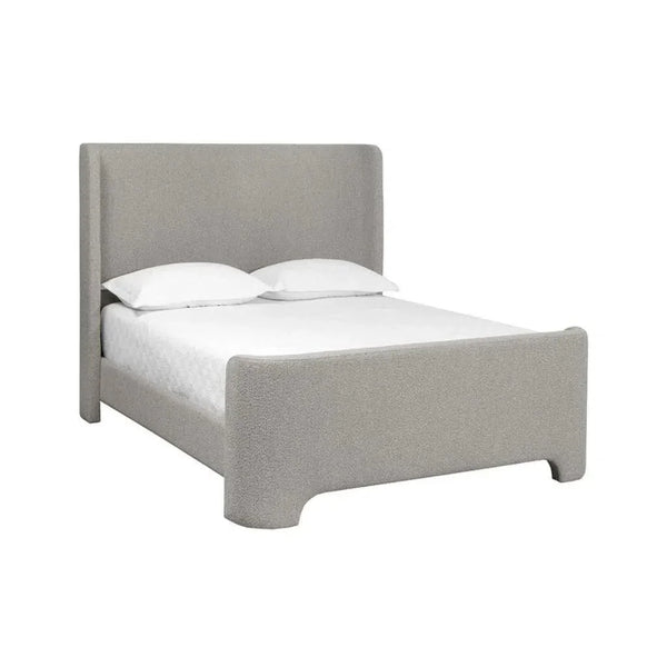 Ives Velvet Performance Fabric Bed Frame - LOOMLAN - SUNPAN - Beds