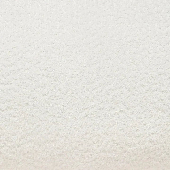 Ivy Square Ottoman in White Faux Shearling - LOOMLAN - Diamond Sofa - Ottomans