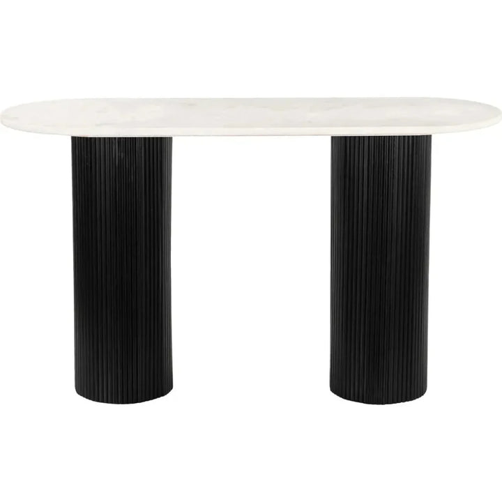 Izola Console Table White & Black - LOOMLAN - Zuo Modern - Console Tables
