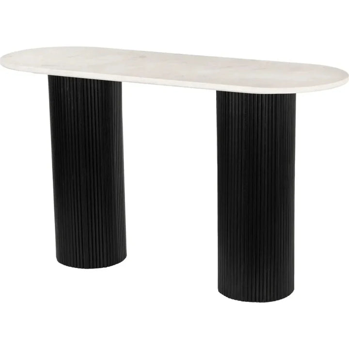 Izola Console Table White & Black - LOOMLAN - Zuo Modern - Console Tables