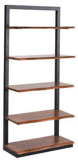 Tetlow Iron Framed Wooden Bookcase