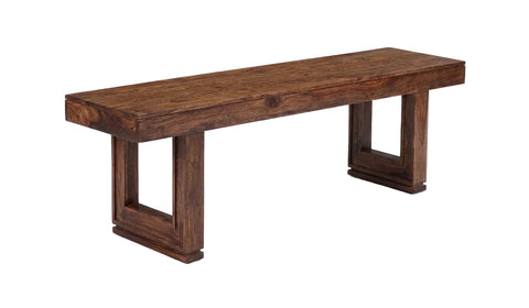 Norwella Wooden Brown Dining Bench