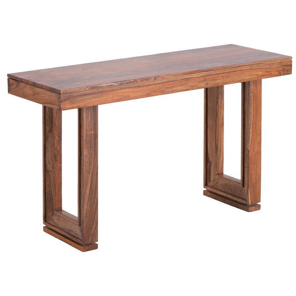 Colbeck Natural Wood Rectangular Console Table