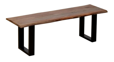 Maelira Counter Height Wooden Dining Bench