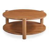 Olsen Natural Solid Mango Wood Round Coffee Table