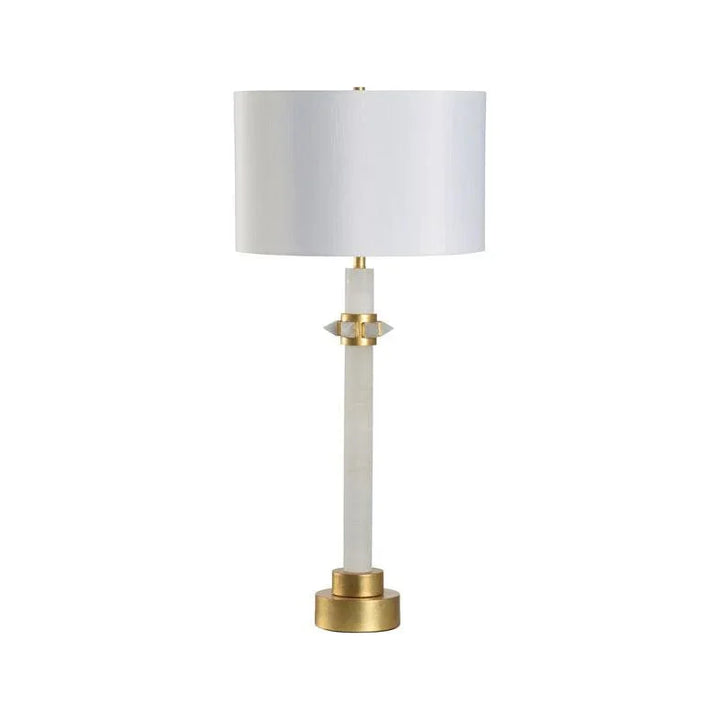 Jackie Alabaster Gold Leaf Design Table Lamp - LOOMLAN - Chelsea House - Table Lamps