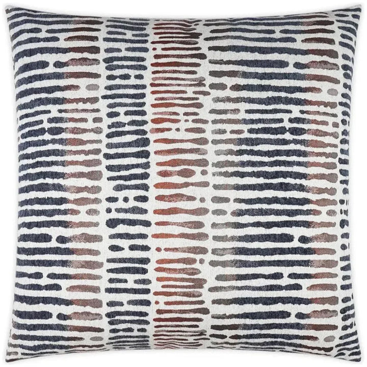 Jackson Abstract Global Navy Large Throw Pillow Insert - LOOMLAN - D.V. Kap - Throw Pillows