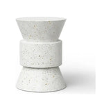 Jackson Unique Shaped Concrete Outdoor Stool-Garden Stools-Urbia-LOOMLAN