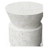 Jackson Unique Shaped Concrete Outdoor Stool-Garden Stools-Urbia-LOOMLAN