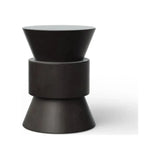 Jackson Unique Shaped Concrete Outdoor Stool-Garden Stools-Urbia-Lava-LOOMLAN