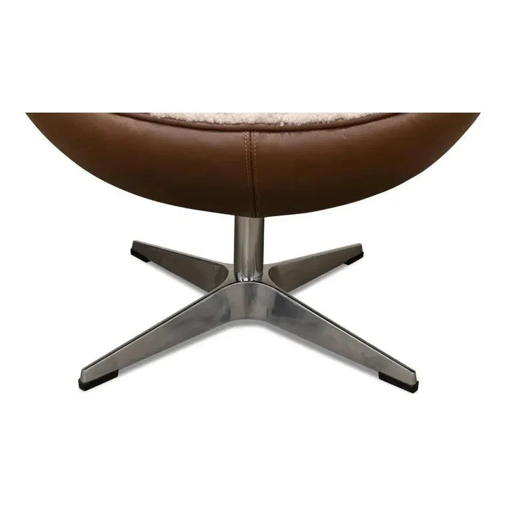 Jacobean Mid 20th Century Egg Chair - LOOMLAN - Sarreid - Accent Chairs