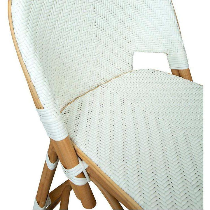 Jade Rattan Framed Stylish Counter Stool - LOOMLAN - Furniture Classics - Counter Stools