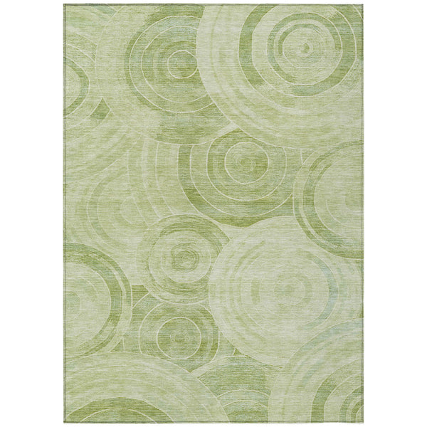 Jaelain Green Washable Indoor-Outdoor Rug