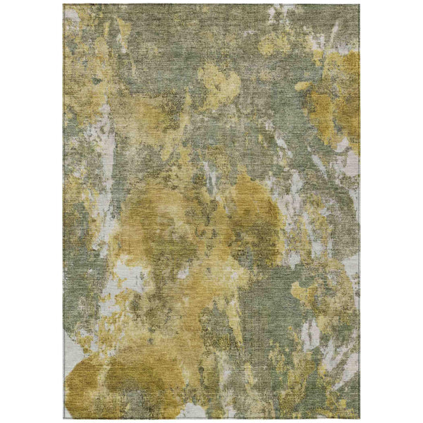 Jaelion Brown Washable Indoor-Outdoor Rug