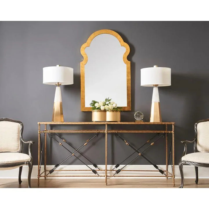 Jagger Metal Framed Wall Mirror - LOOMLAN