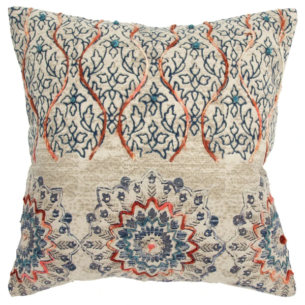 Jam Boho Throw Pillow Cover With Insert-Throw Pillows-LOOMLAN-LOOMLAN