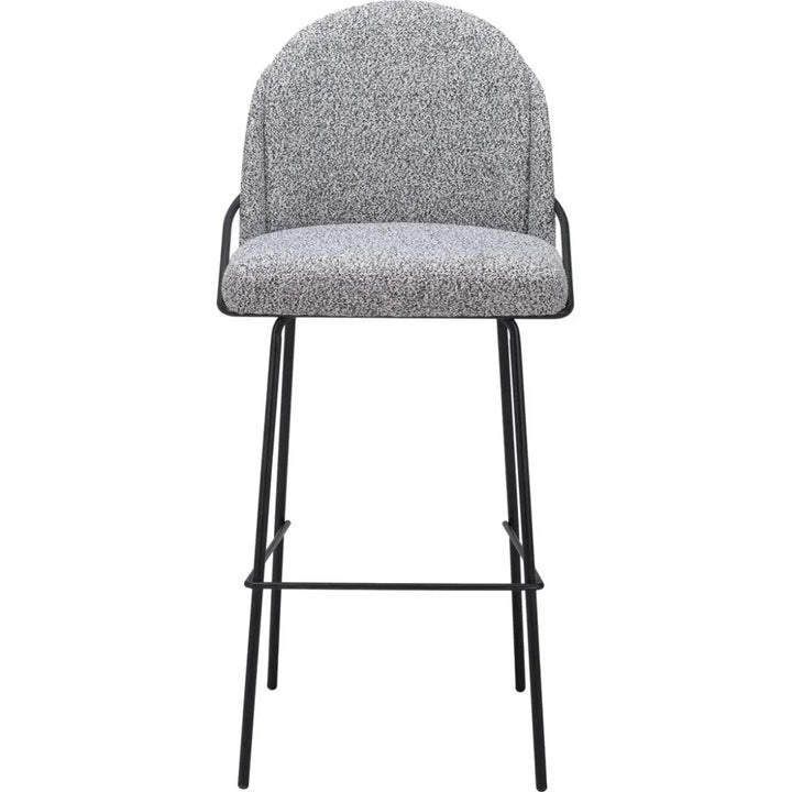 Jambi Barstool (Set of 2) Black & White - LOOMLAN - Zuo Modern - Bar Stools