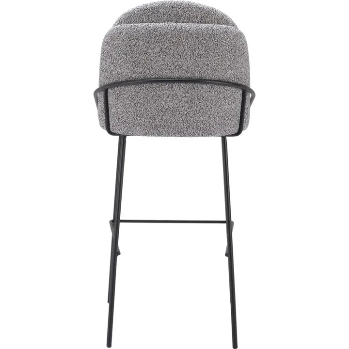 Jambi Barstool (Set of 2) Black & White - LOOMLAN - Zuo Modern - Bar Stools