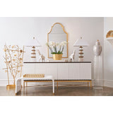 James Wooden White Sideboard-Sideboards-Chelsea House-LOOMLAN