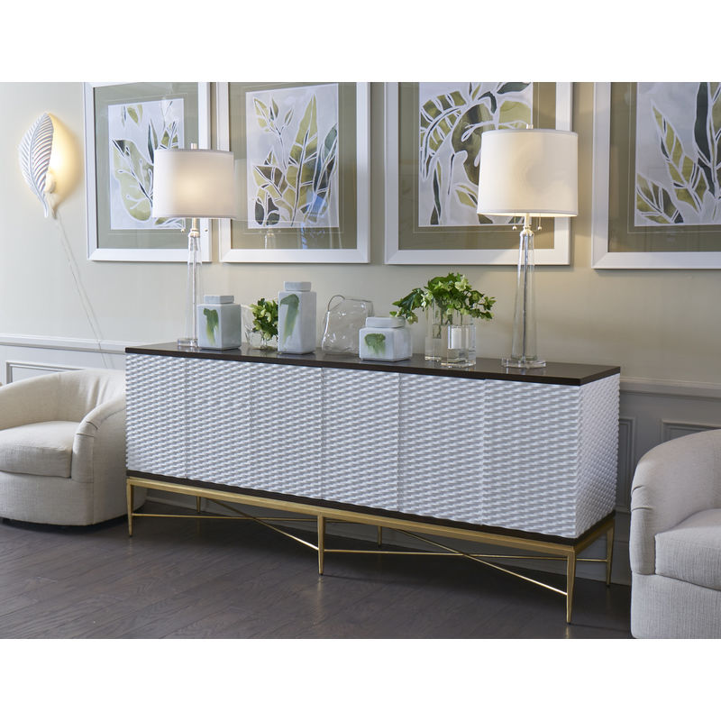 James Wooden White Sideboard-Sideboards-Chelsea House-LOOMLAN