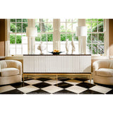 James Wooden White Sideboard-Sideboards-Chelsea House-LOOMLAN