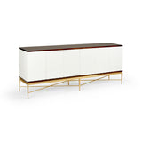 James Wooden White Sideboard-Sideboards-Chelsea House-LOOMLAN