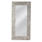 Jameston MDF White Vertical Floor Mirror-Floor Mirrors-Bassett Mirror-LOOMLAN