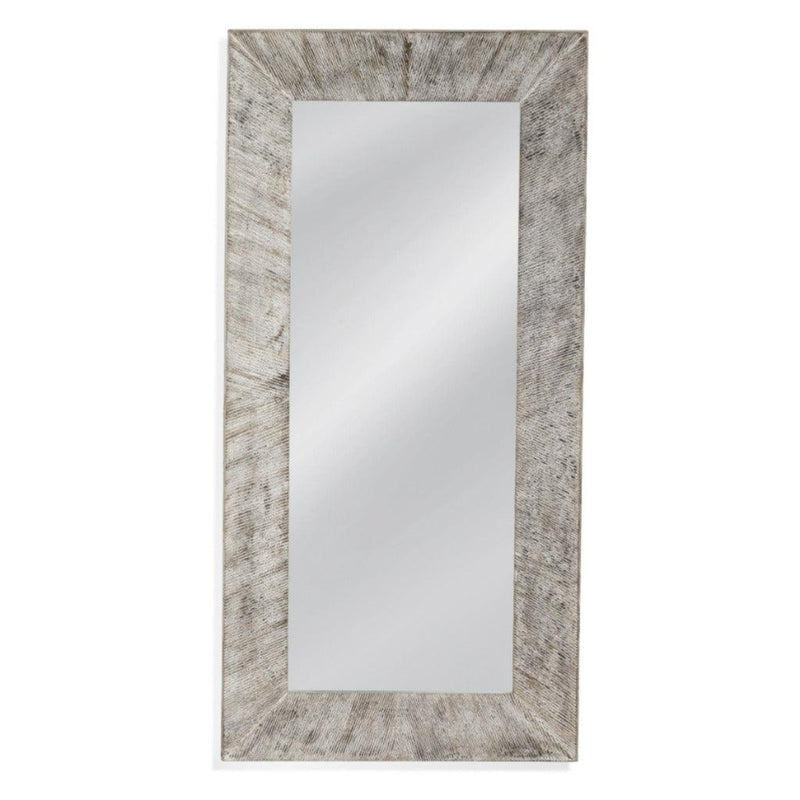 Jameston MDF White Vertical Floor Mirror-Floor Mirrors-Bassett Mirror-LOOMLAN