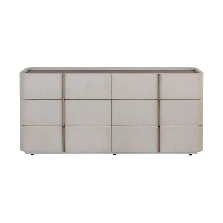 Jamille Leather Dresser Soft Closing Drawers - LOOMLAN - SUNPAN - Dressers
