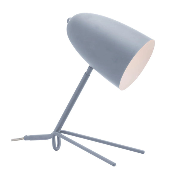 Jamison Table Lamp Matte Gray Table Lamps LOOMLAN By Zuo Modern