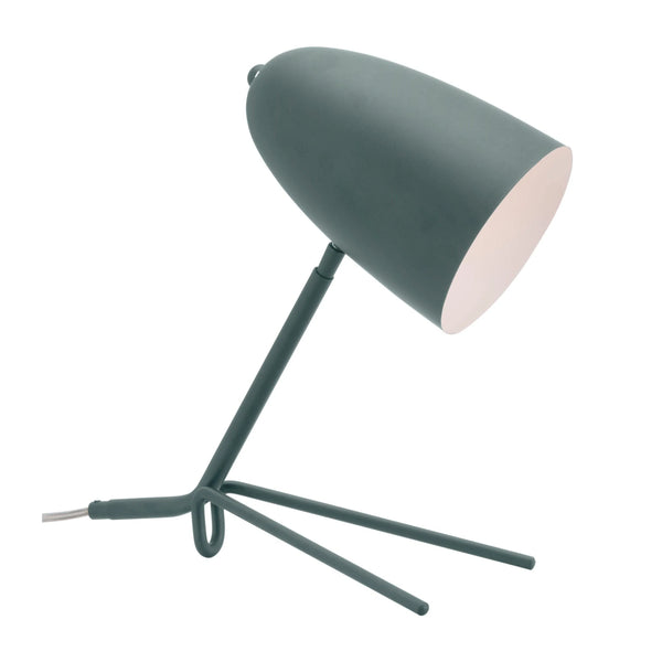 Jamison Table Lamp Matte Green Table Lamps LOOMLAN By Zuo Modern