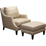 Jane Classic Design Leather Chair-Club Chairs-Olivia + Quinn-LOOMLAN