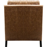 Jane Classic Design Leather Chair-Club Chairs-Olivia + Quinn-LOOMLAN