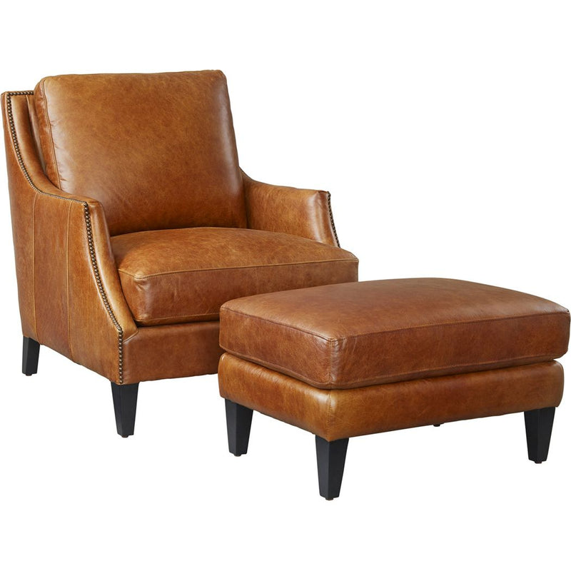 Jane Classic Design Leather Chair-Club Chairs-Olivia + Quinn-LOOMLAN