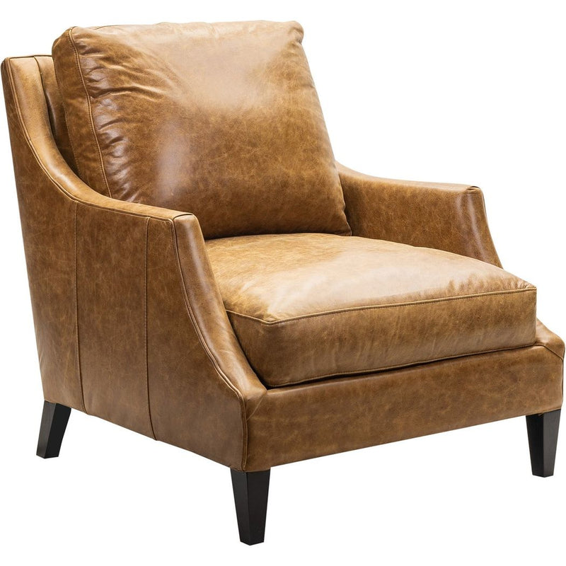 Jane Classic Design Leather Chair-Club Chairs-Olivia + Quinn-With Welt-Ten Gallon Hat Hoss-LOOMLAN