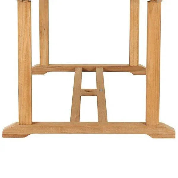 January Extendable Oval Teak Outdoor Dining Table - LOOMLAN