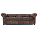 Jason Brown Leather Chesterfield Sofa Made to Order