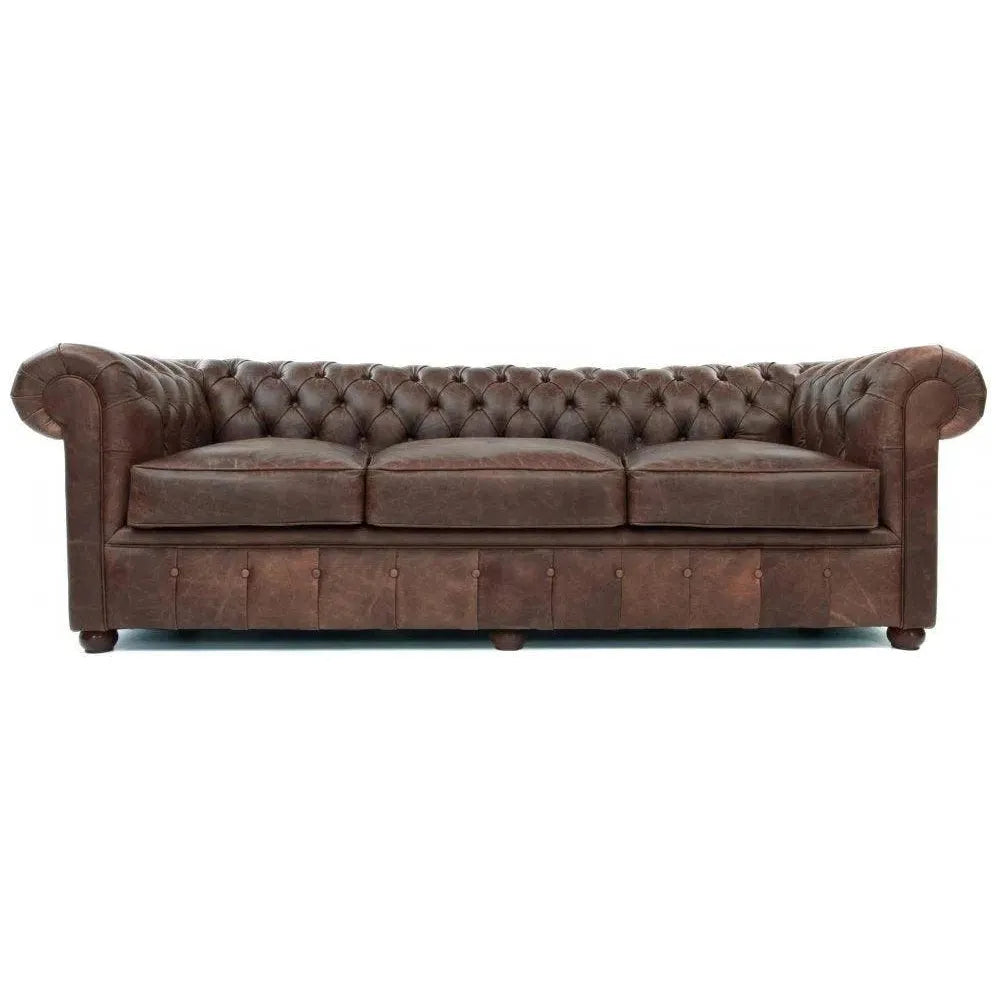 Jason Brown Leather Chesterfield Sofa Made to Order