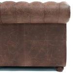 Jason Brown Leather Chesterfield Sofa Made to Order