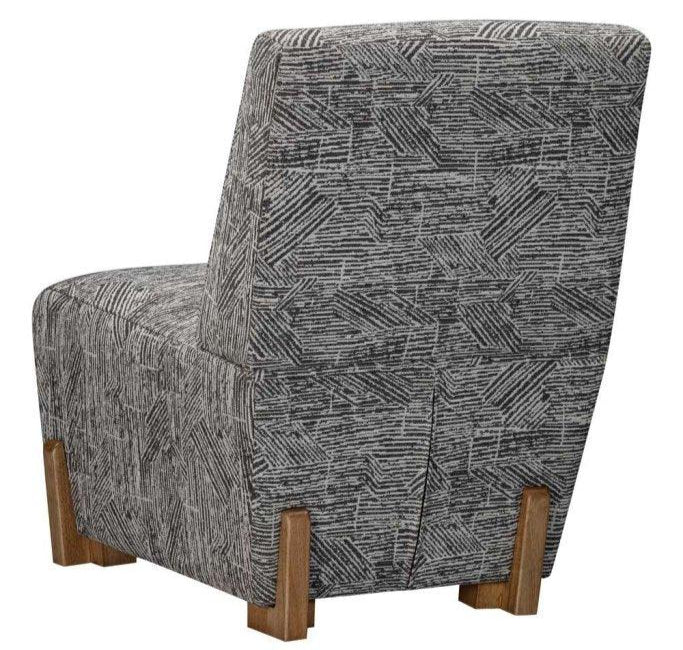 Jasper Bold Zebra Printed Accent Chair - LOOMLAN - Bassett Mirror - Club Chairs